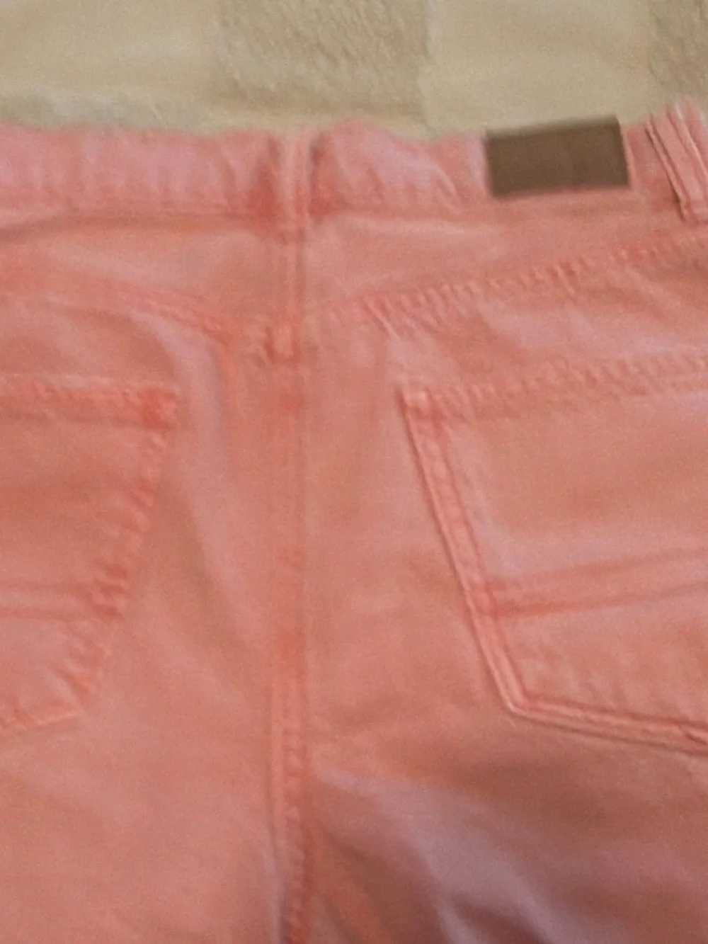 American Eagle Outfitters Pink High-Waist Button-Front Shorts